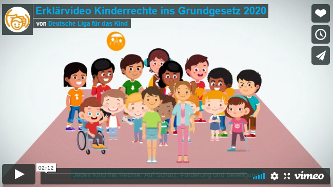 Kinderrechte ins Grundgesetz: Aktionsbündnis Kinderrechte veröffentlicht Erklärvideo
