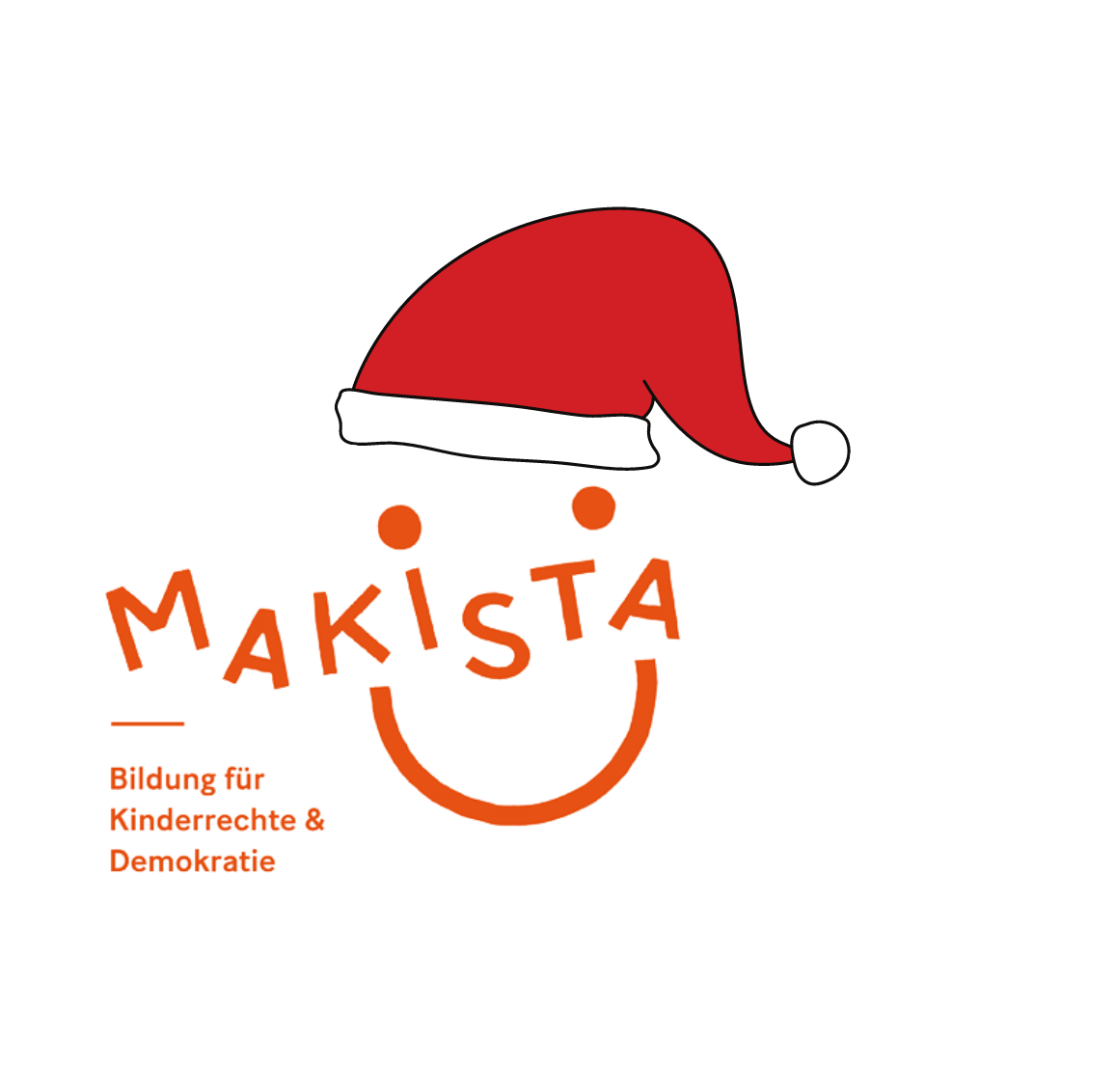 Makista-Logo mit Nikolaus-Mütze