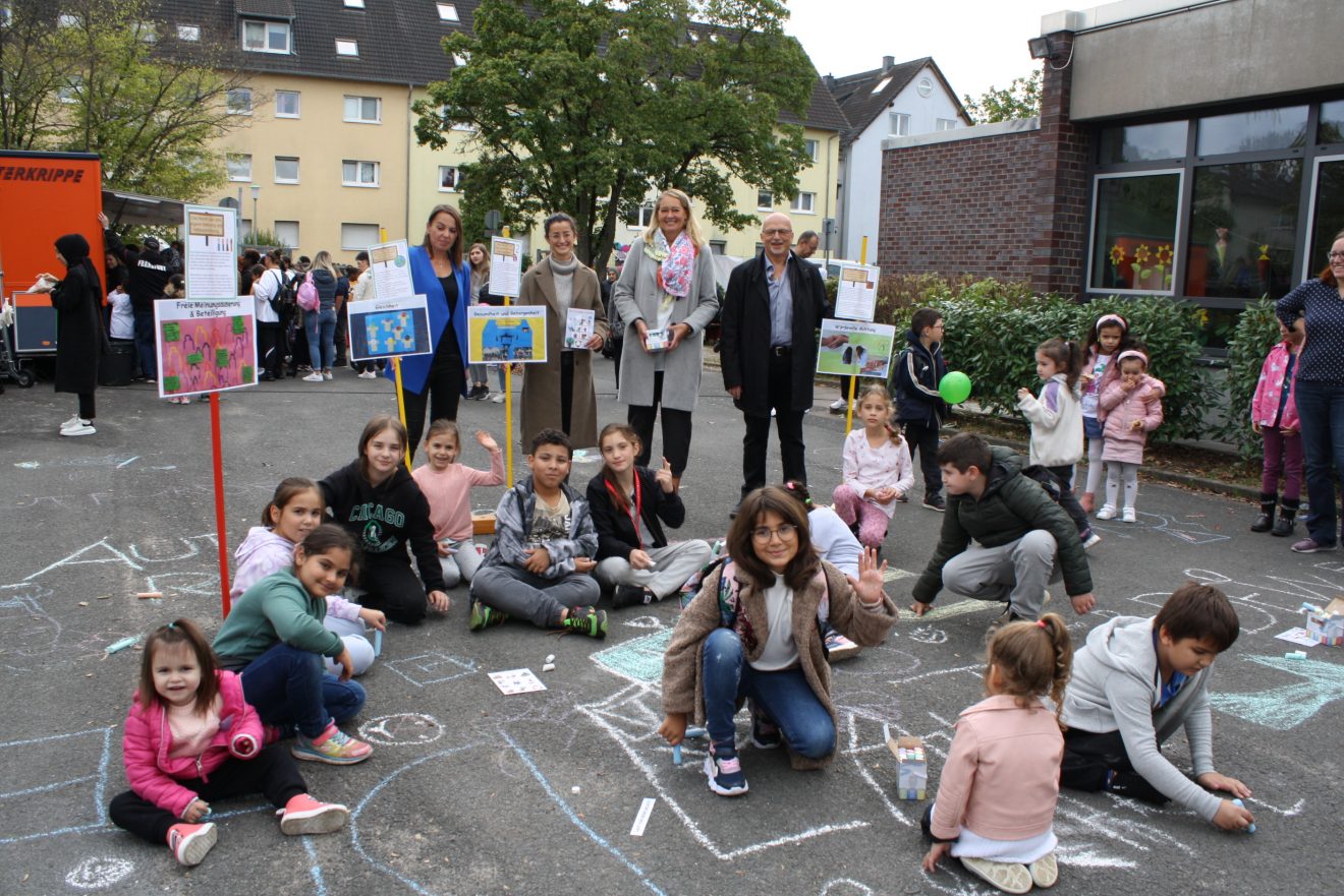 Aktion zum Weltkindertag an der Anne-Frank-Schule Hanau